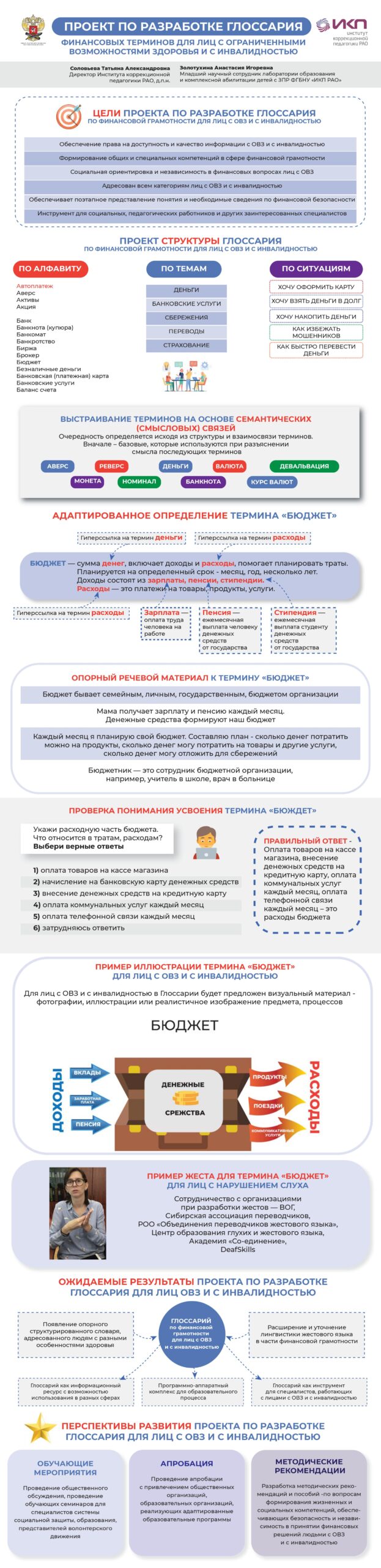 Проект для лиц с овз